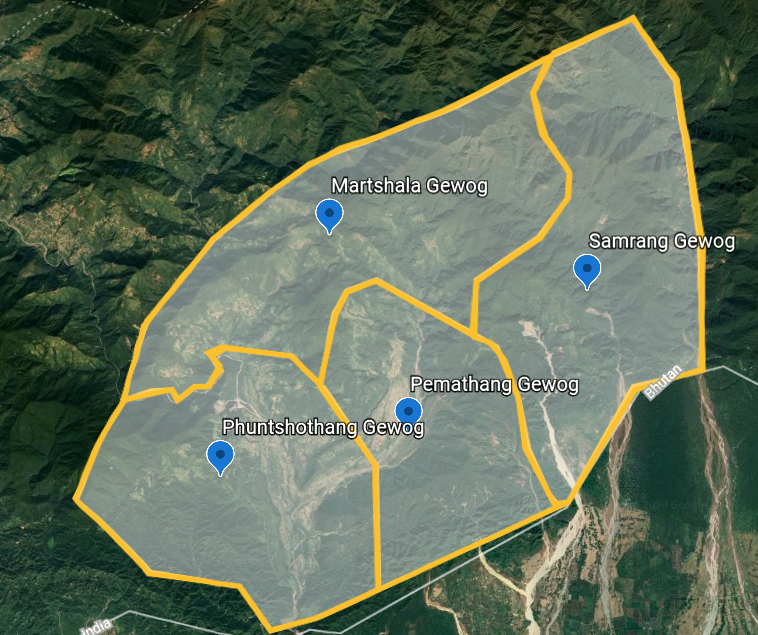 Dungkhag Map