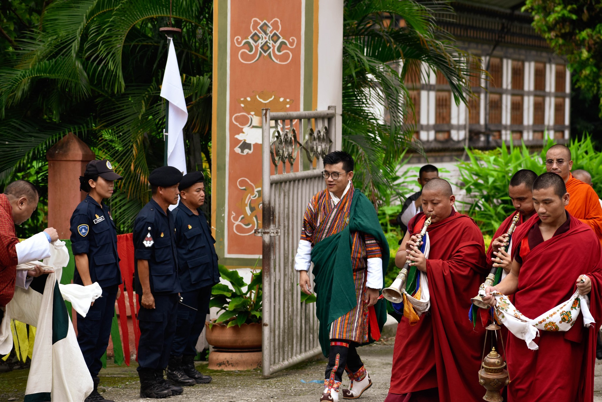 welcoming new dasho drangpon