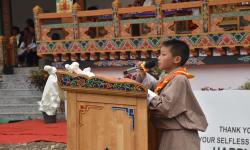 Delivery of Speech of Gratitude by the School Students