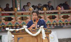 Delivery of Speech of Gratitude by the School Students