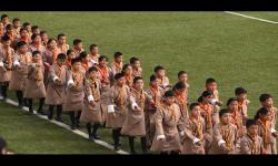 Parade by Dessup, Royal Bhutan Police and Schools