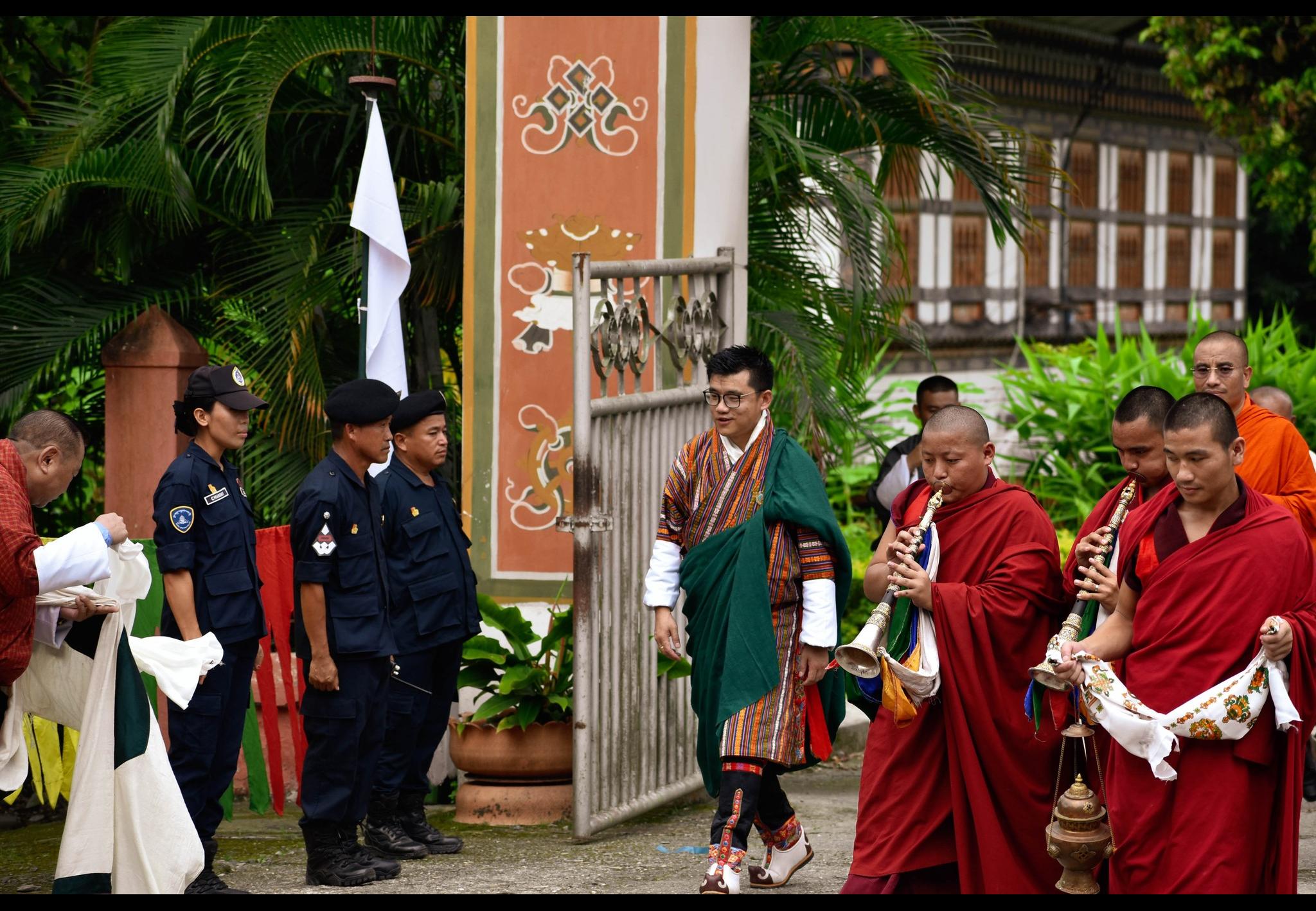 welcoming new Dasho Drangpon
